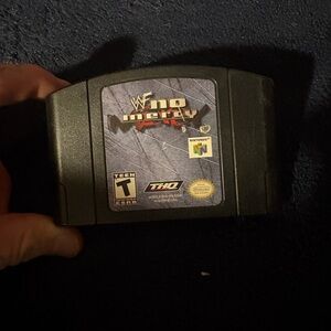Nintendo 64 WWF No Mercy Game Cartridge - Dark Gray